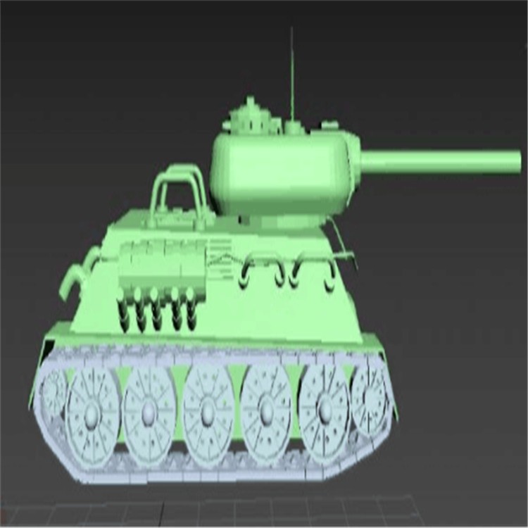 泾川充气军用坦克模型